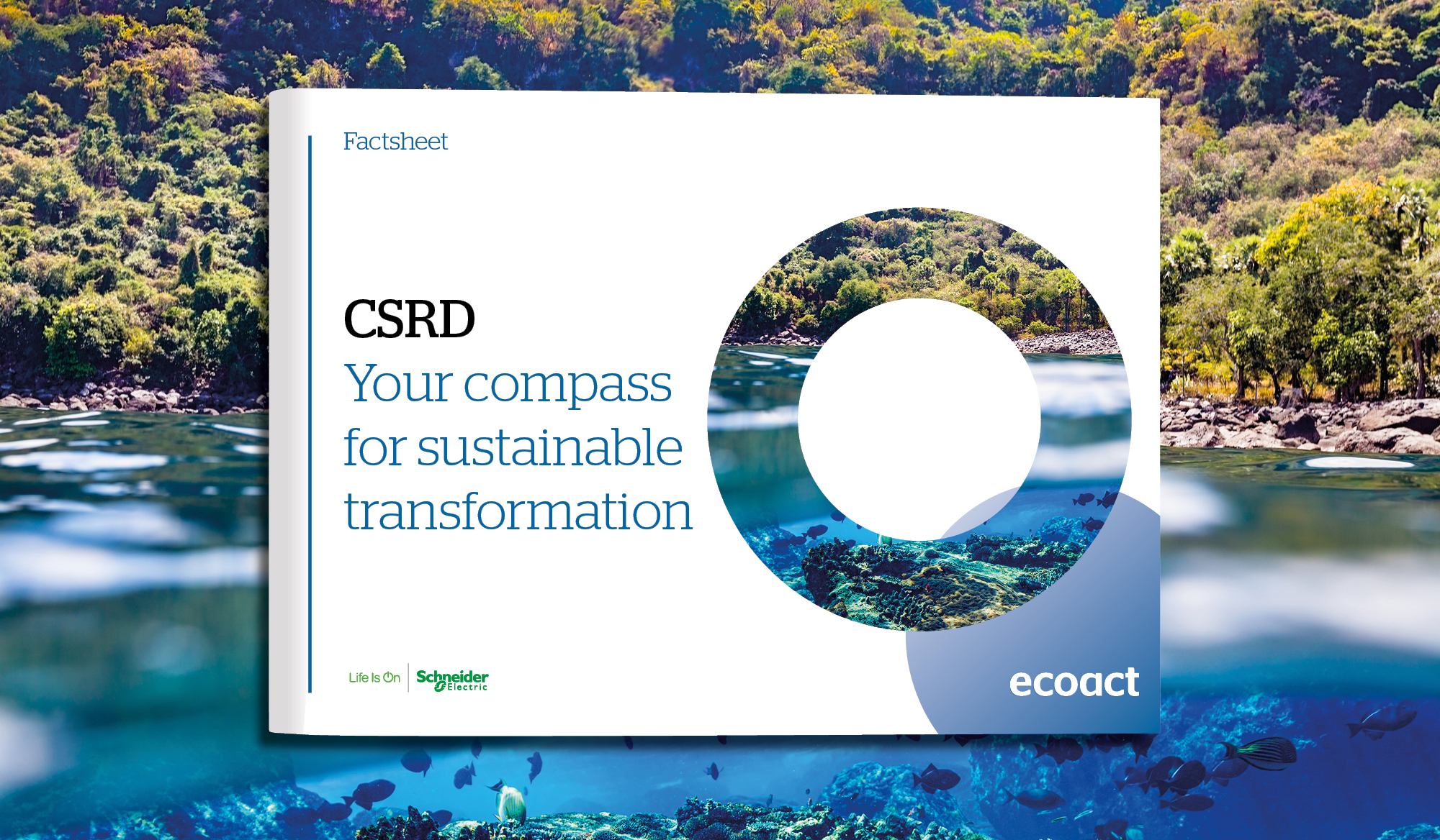 CSRD Factsheet 2025 mockup background
