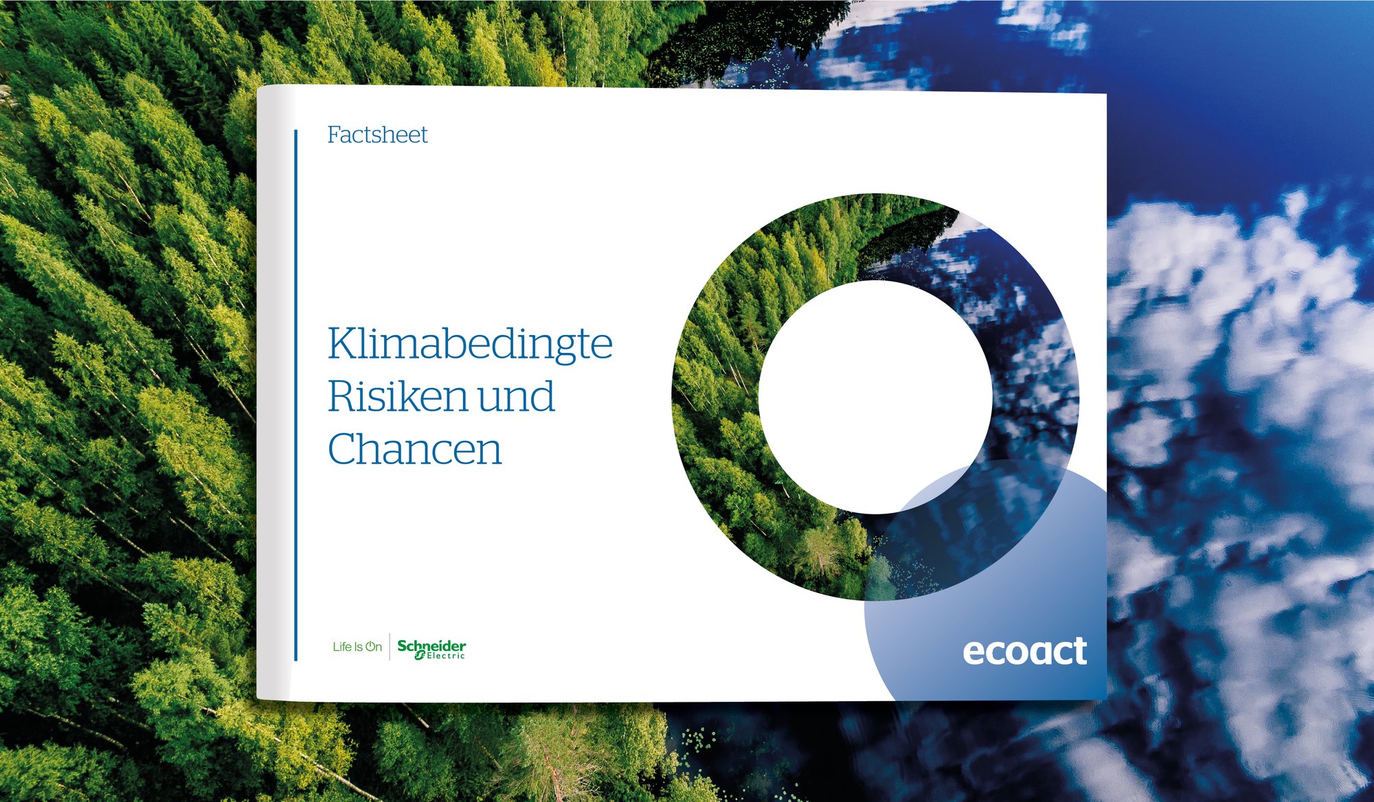 Vorschaubild vom Factsheet über Klimabedingte Risiken und Chancen 